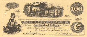 A Confederate $100 Note